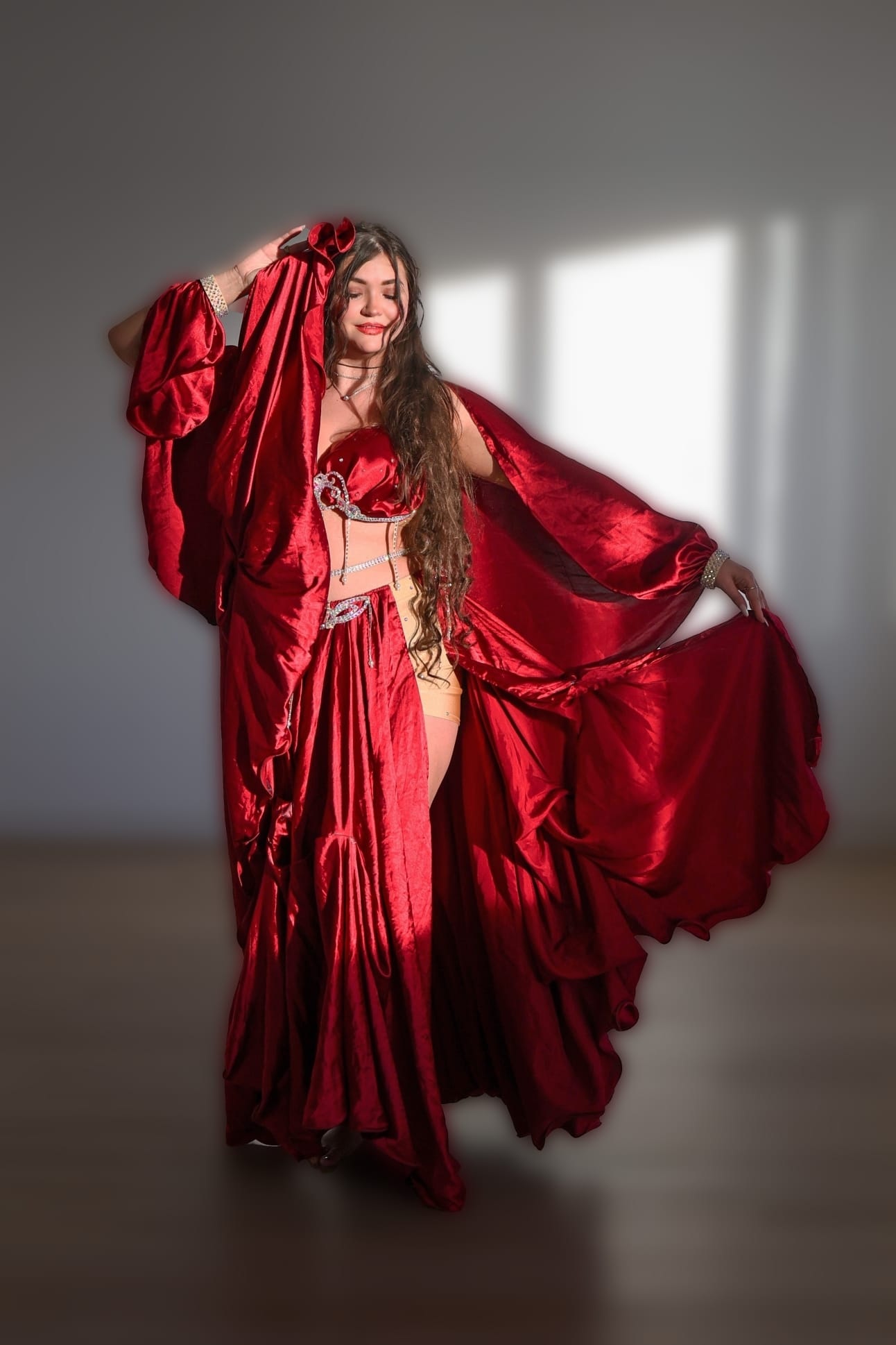 Maddy performing belly dance